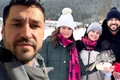 Doru Todoruț și-a dus cele 3 fete la munte