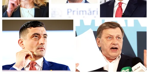 Elena Lasconi, Nicușor Dan, Victor Ponta, George Simion, Crin Antonescu / FOTO Mediafax Foto