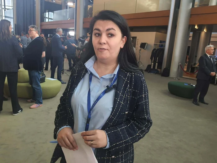 Georgiana Teodorescu a făcut mai multe amendamente la raportul votat de PE. FOTO: Remus Florescu
