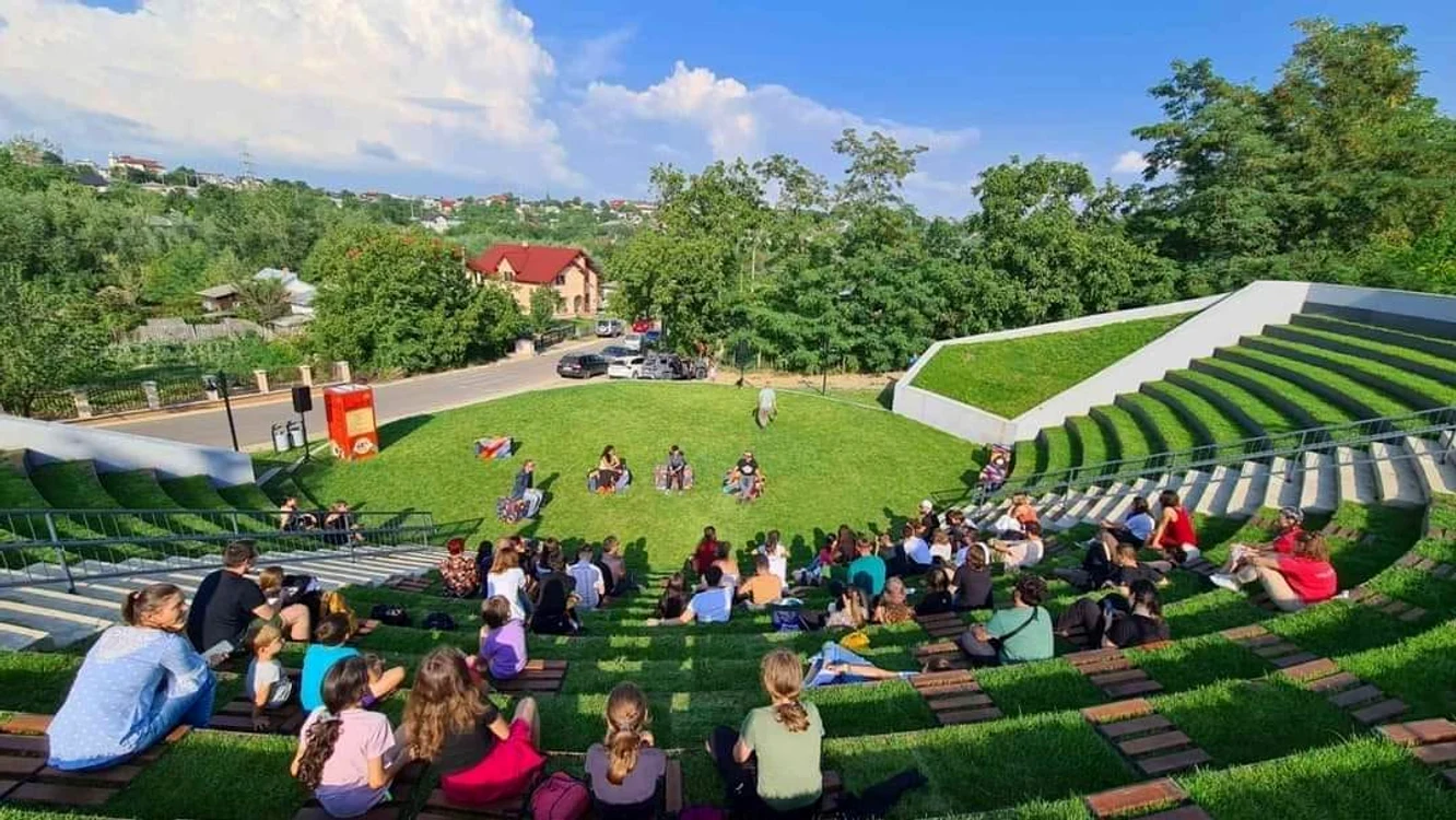 Amfiteatrul verde din oraș / foto: Primăria Darabani