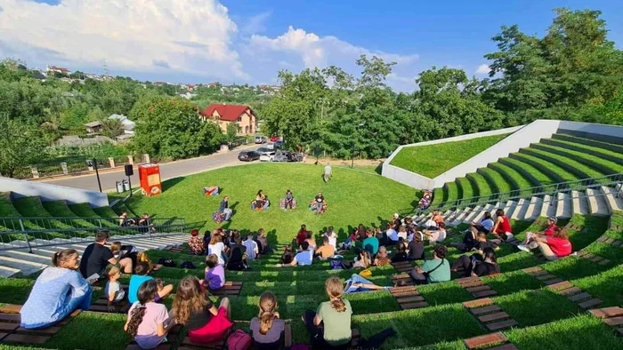 Amfiteatrul verde din oraș / foto: Primăria Darabani