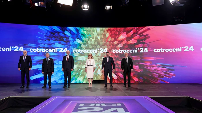 Şase candidaţi la prezidenţiale au fost luni seară în platoul Digi24