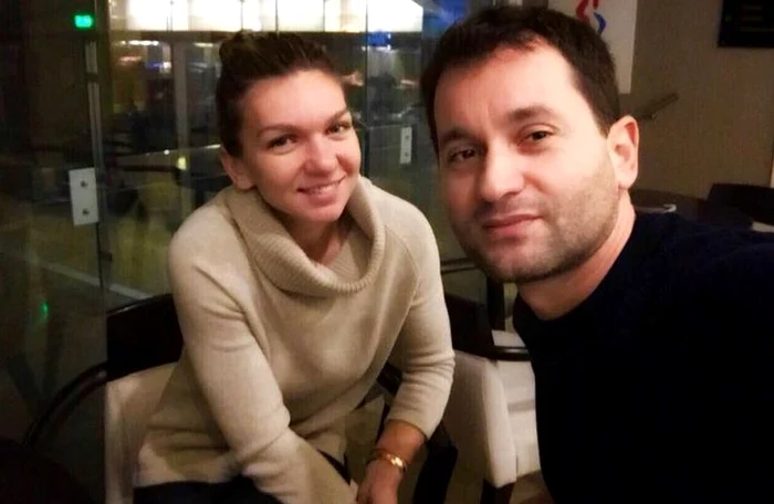 Simona Haep, alături de Cosmin HodorFOTO: Instagram