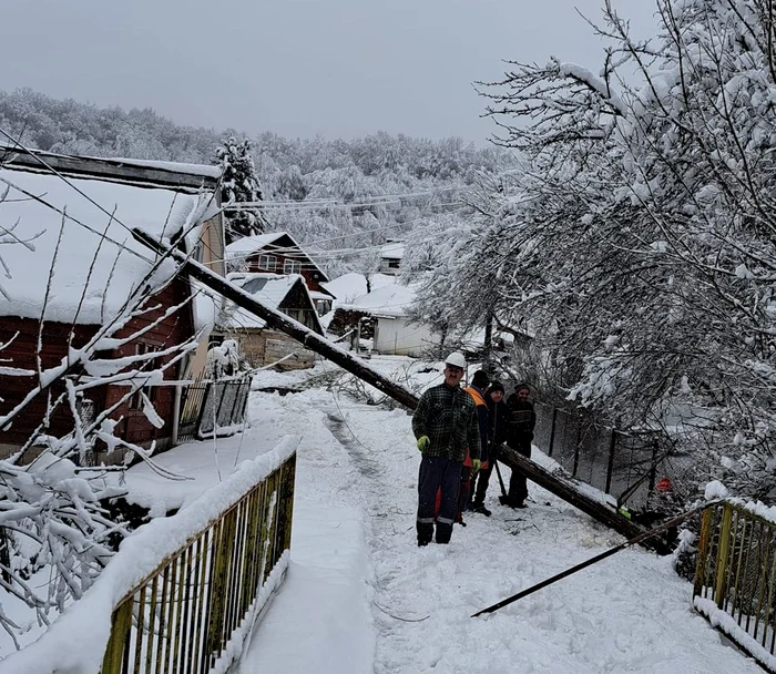 Comuna Roșia Montană este fără energie electrică FOTO Viorel Morariu