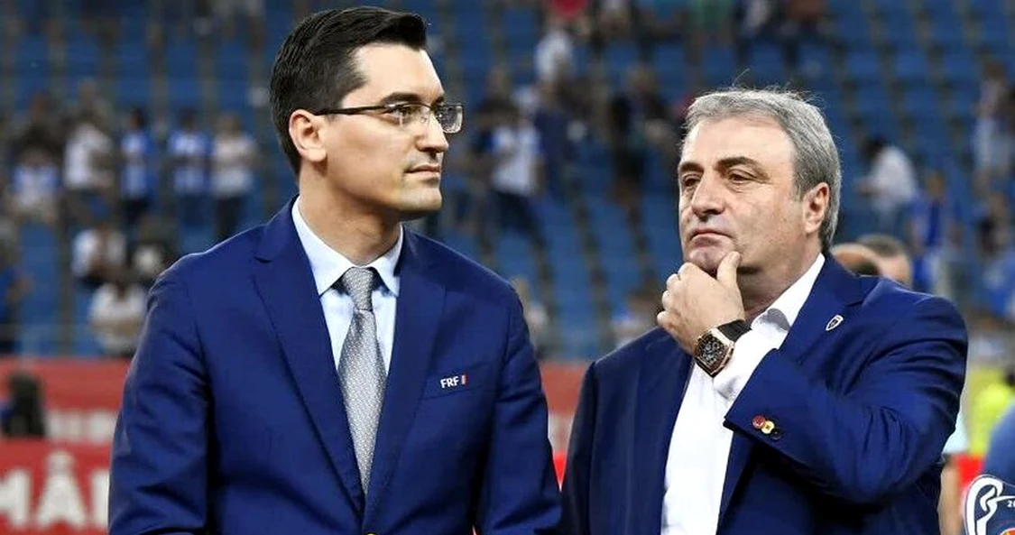 Răzvan Burleanu și Mihai Stoichiță încearcă să facă din nou România o forță. Foto Sportpictures