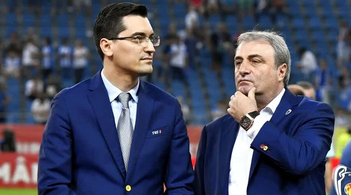 Burleanu și Stoichiță, premiați pentru calificarea la Euro 2024. Foto Sportpictures