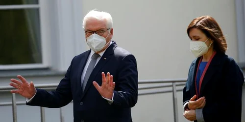 Frank-Walter Steinmeier şi Maia Sandu la Berlin