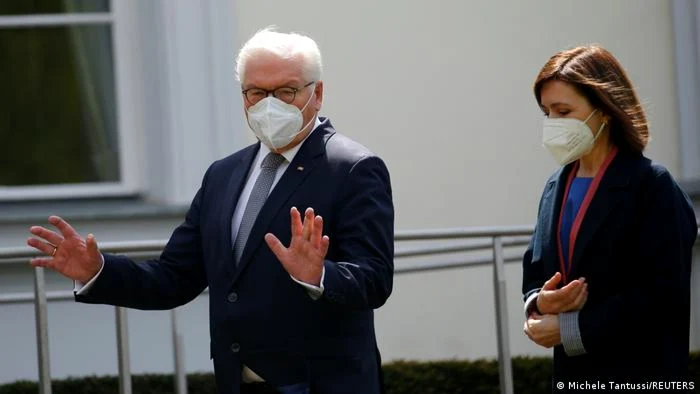 Frank-Walter Steinmeier şi Maia Sandu, la Berlin.