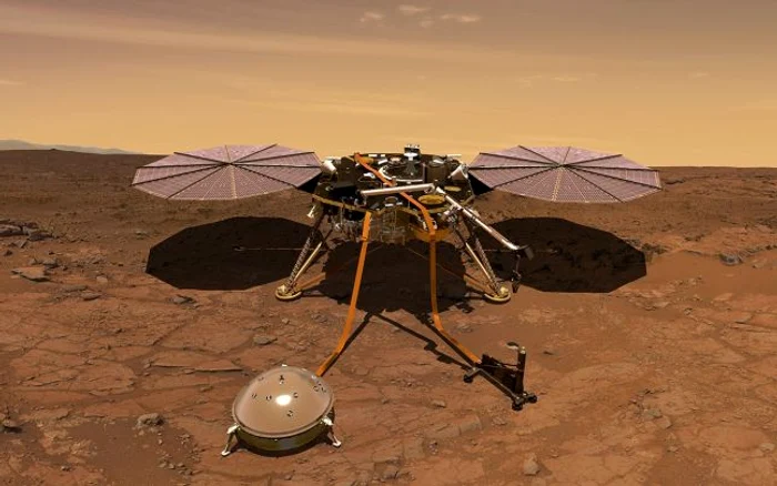 InSight va mai petrece un an pe Marte, de unde va transmite o serie de date.  FOTO jpl.nasa.gov