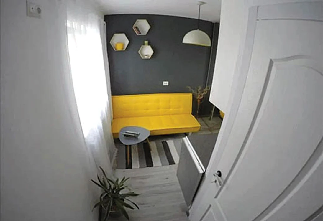 Celebra  garsonieră  de numai  11 metri pătraţi. Foto: Panoramic Imobiliare
