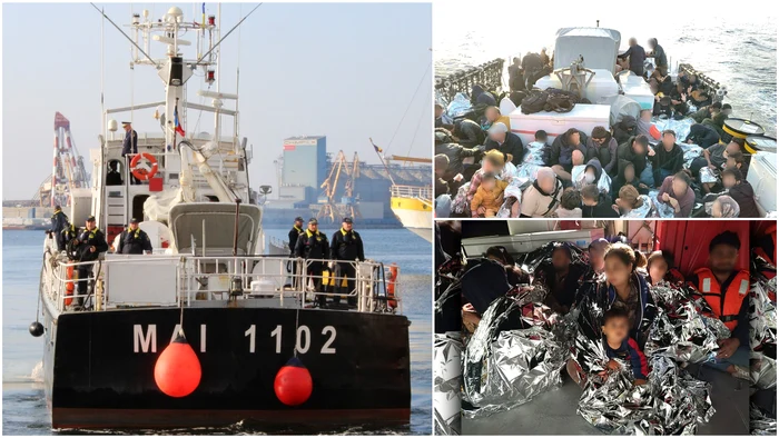 Ei sunt eroii români care au salvat 500 de persoane din apele Mării Mediterane. Foto: colaj/Facebook