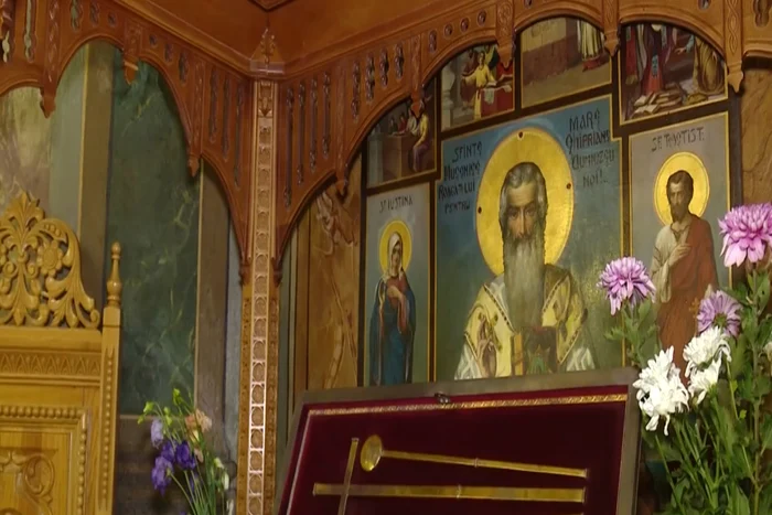 Iconografie: Sfinții Ciprian și Iustina în Biserica Zlătari București Foto Daciana Stoica / Adevărul