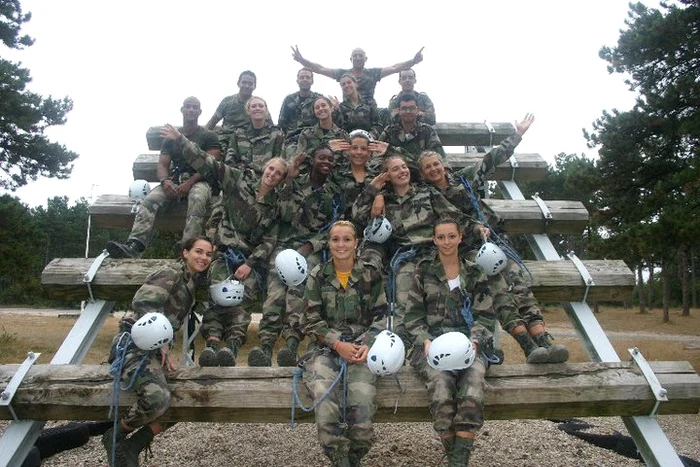 Ioana Pristavu a participat la o pregătire în stil comando * Foto: Arhiva personală