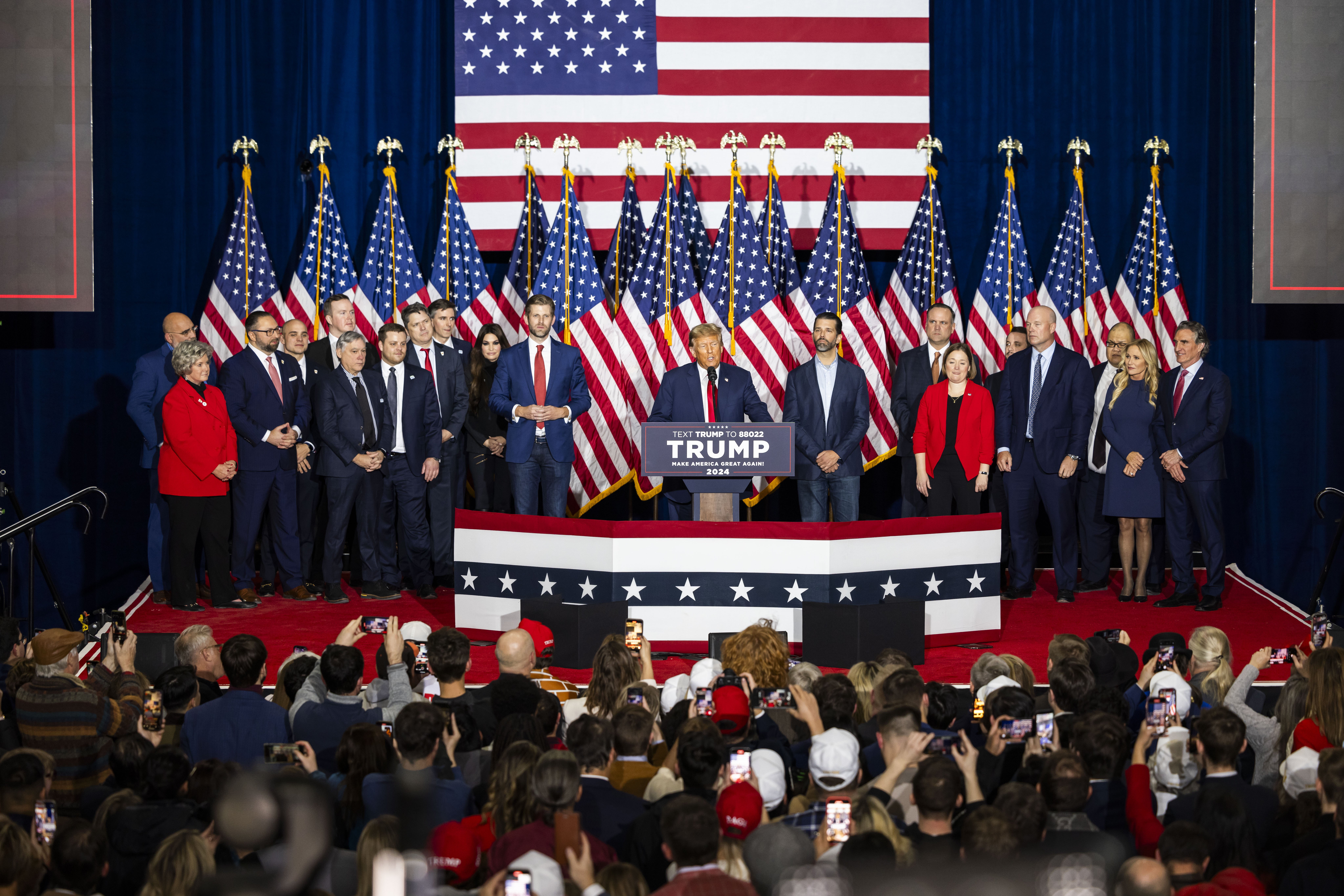 Donald Trump a câștigat alegerile pentru nominalizarea republicană în Iowa FOTO EPA-EFE