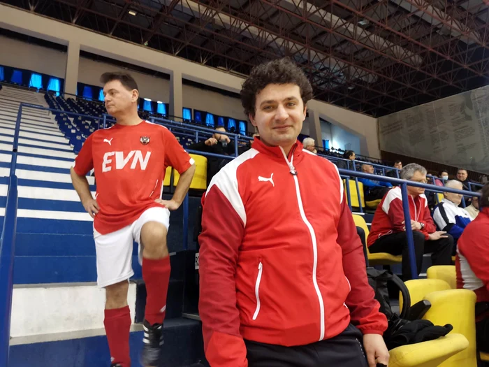 Virgil Crainicu în echipamentul Austriei FOTO Ștefan Both