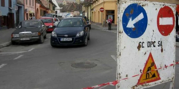 Giratoriul va fi amenajat în perioada următoare