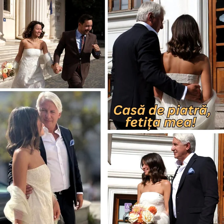 Colaj foto cu Eugen Orlando Teodorovici și fiica sa