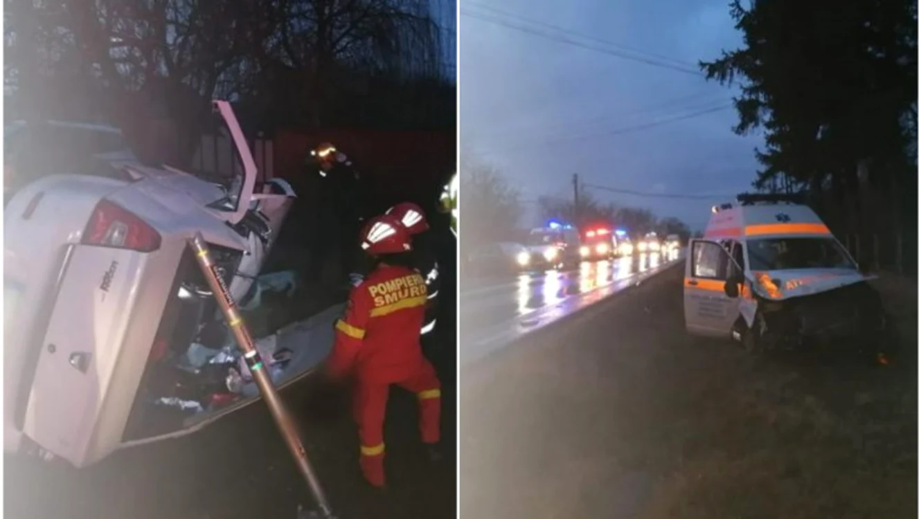 Șoferița, o femeie de 56 de ani, a murit în urma accidentului FOTO colaj Monitorul de Suceava
