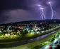 Spectacol de fulgere pe cerul nopții la Râmnicu Vâlcea Foto Cătălin Vezetiu