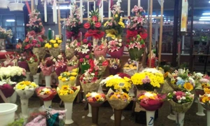 Piaţa de flori Timişoara