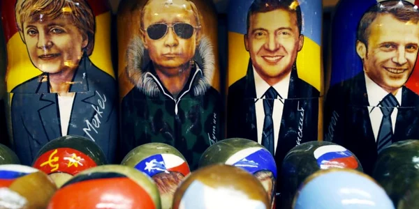 papusi rusesti macron putin merkel zelensky format normandia foto epa efe