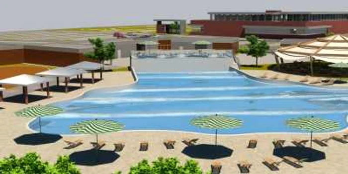 Parcul acvatic din complexul Divertiland va avea piscină cu valuri FOTO: Divertiland