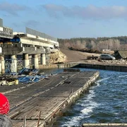 Rușii au atacat barajul Peceneg din regiunea Harkov FOTO X jpeg