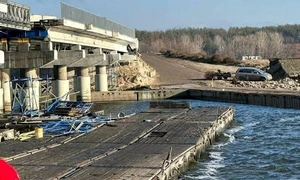 Rușii au atacat barajul Peceneg din regiunea Harkov FOTO X jpeg