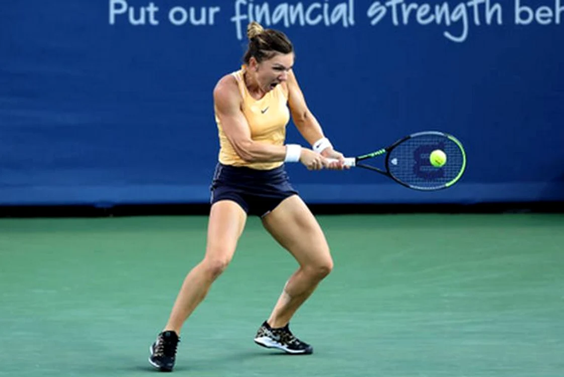 Simona Halep în acțiuneFOTO: Guliver/ Gettyimages