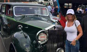 Ion Ţiriac şi Nadia Comăneci la concursul din California