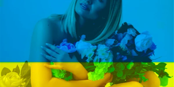 Fostă Miss Ucraina Helen Gydyrym refugiată în România la Botoşani Sursa Facebook HG