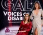 Magda Coman și Olivia Păunescu la gala Voices of Disability