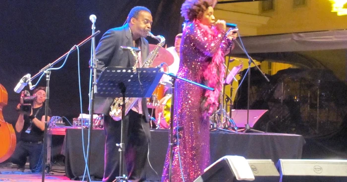 David Murray şi Macy Gray. FOTO: Ştefan Both