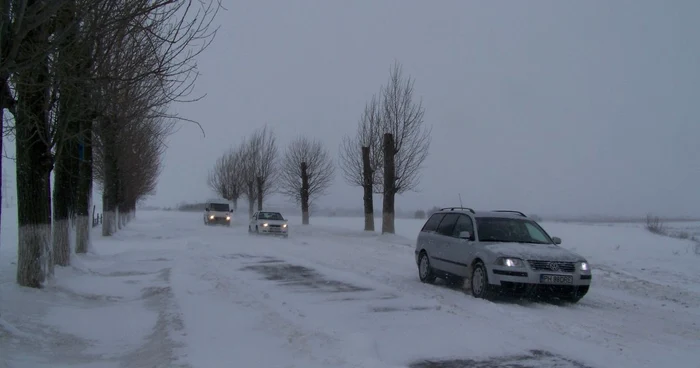 Iarna a blocat mai multe drumuri în sudul ţării