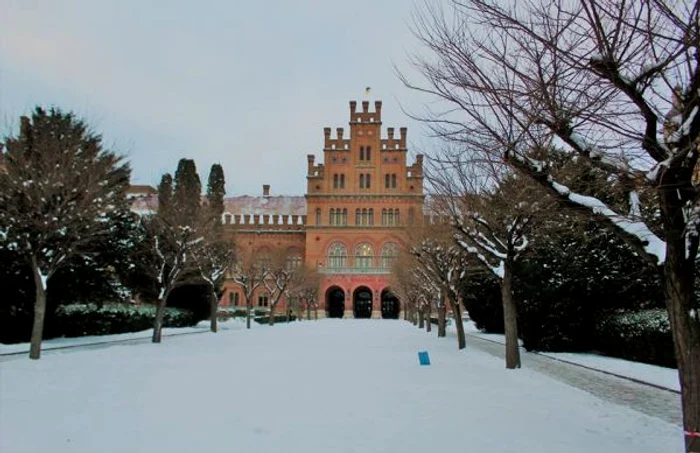 Palatul Mitrolopitan de la Cernăuți FOTO Arhivă Adevărul