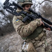  Un soldat ucrainean dintr-o unitate de lunetiști în regiunea Harkov FOTO Profimedia - razboi în Ucraina