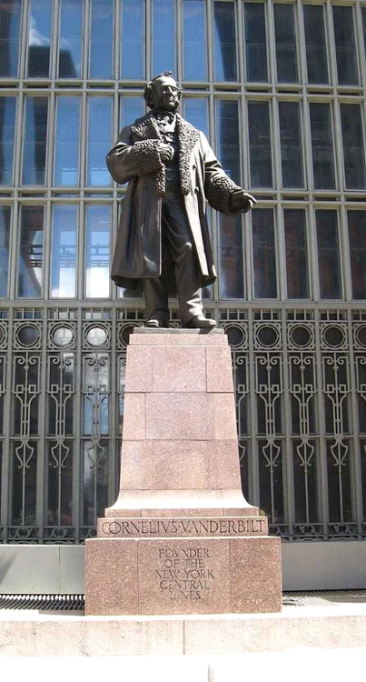 Cornelius Vanderbilt statuie