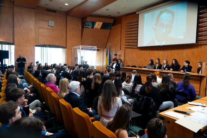 Imagine de la simularea procesului. FOTO: Complexul Educațional Laude-Reut