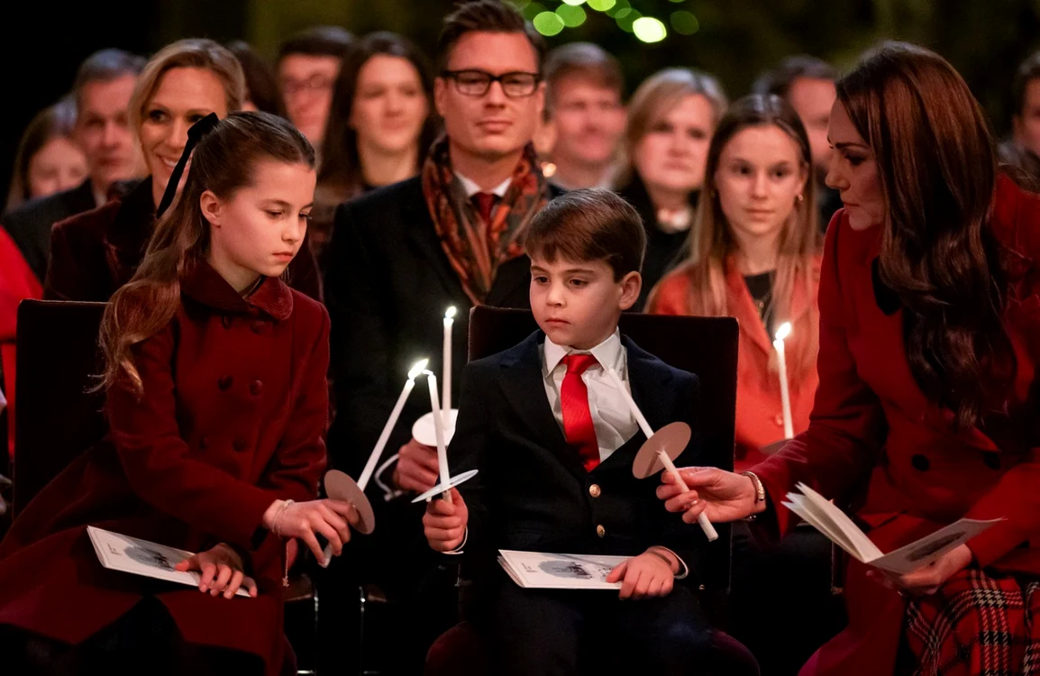 Kate Middleton Printesa Charlotte și Prințul Louis foto profimedia jpg