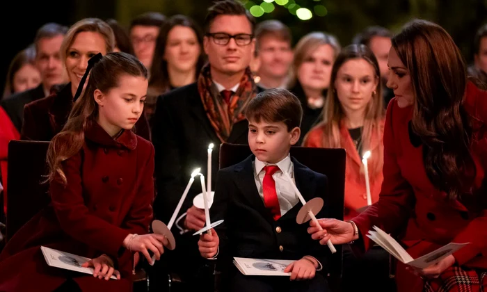 Kate Middleton Printesa Charlotte și Prințul Louis foto profimedia jpg