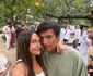 Adela Popescu și Radu Vâlcan la botezul Ninei, cea de a cincea fiica a Laurei Cosoi   Instagram 2 jpg