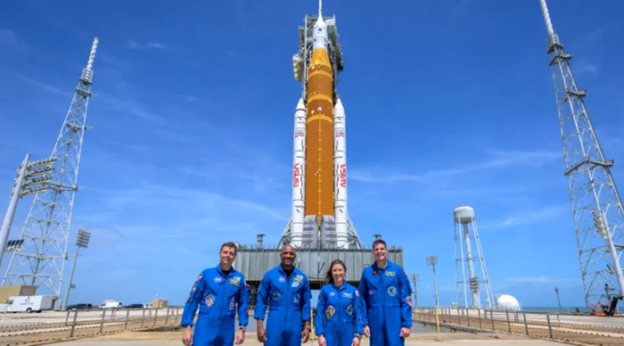 Cei patru astronauți ai misiunii Artemis II, a doua misiune pe Lună după 54 de ani. Foto: Space.com