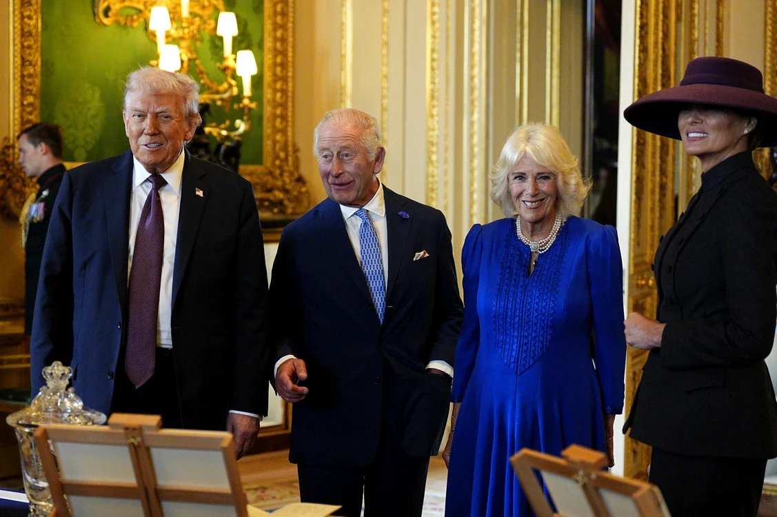 Imagini istorice din Marea Britanie. Donald Trump și Melania au ajuns la Windsor / foto: Profimedia