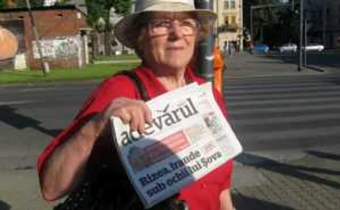 Leontina Rediş cititor Adevarul Arad