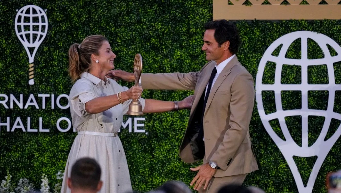 Roger Federer și soția lui, Mirka