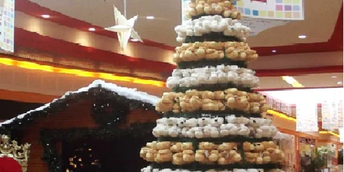 Bradul din jucării din Shopping City Suceava