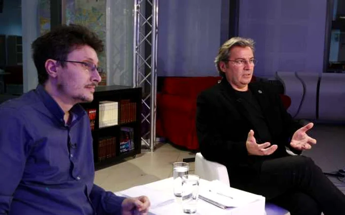 Laurenţiu Ştefan şi Dan Antonescu la Adevărul Live FOTO David Muntean