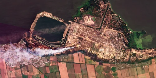 Centrala de la Zaporijie după atacul din 28 august 2022