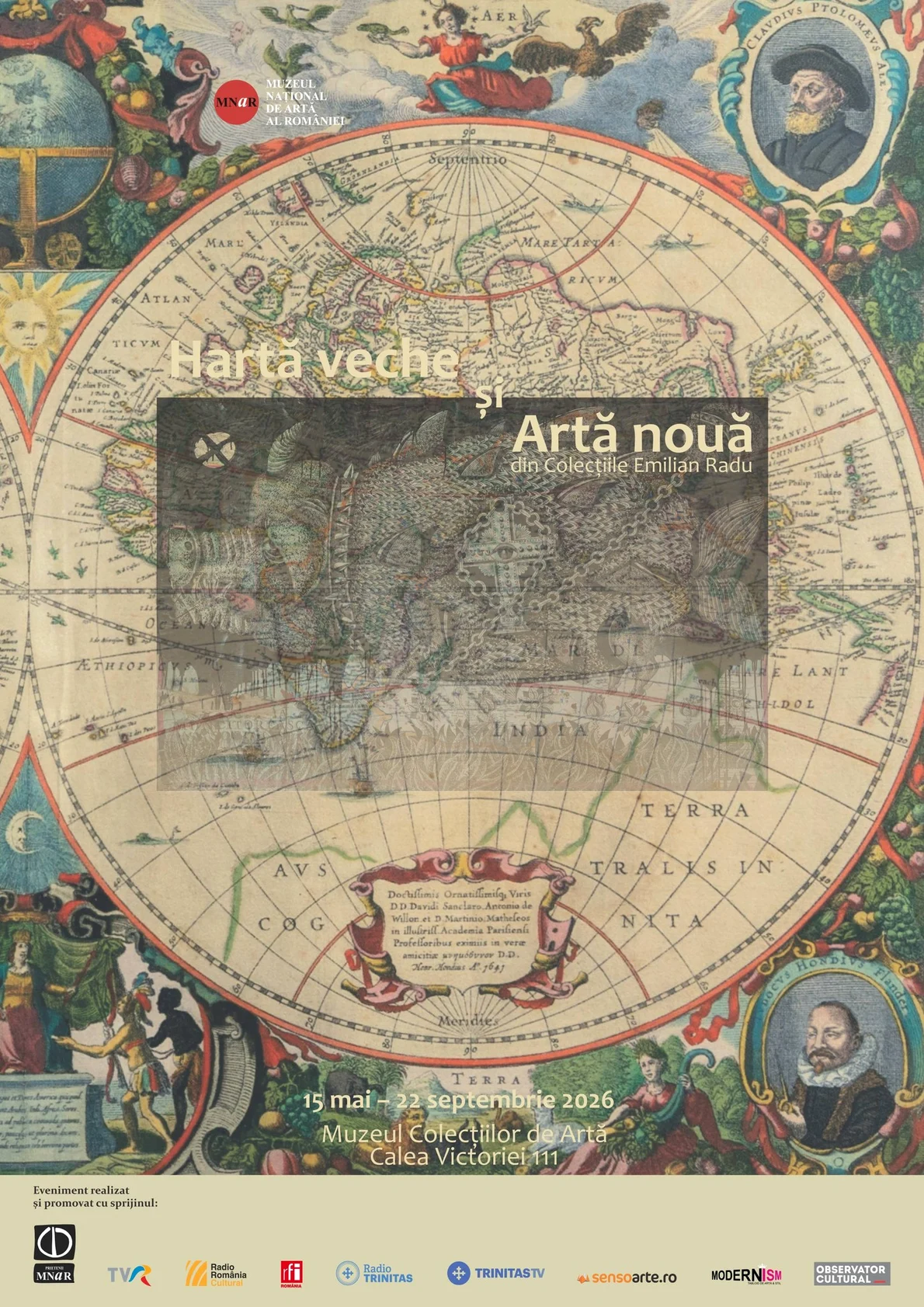 Vernisajul expoziției „Hartă veche și Artă nouă”, la Muzeul Colecțiilor de Artă