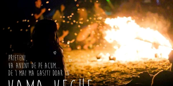 Foc de tabără la Vama Veche Sursă foto Facebook Vara 2015@Vama Veche 
